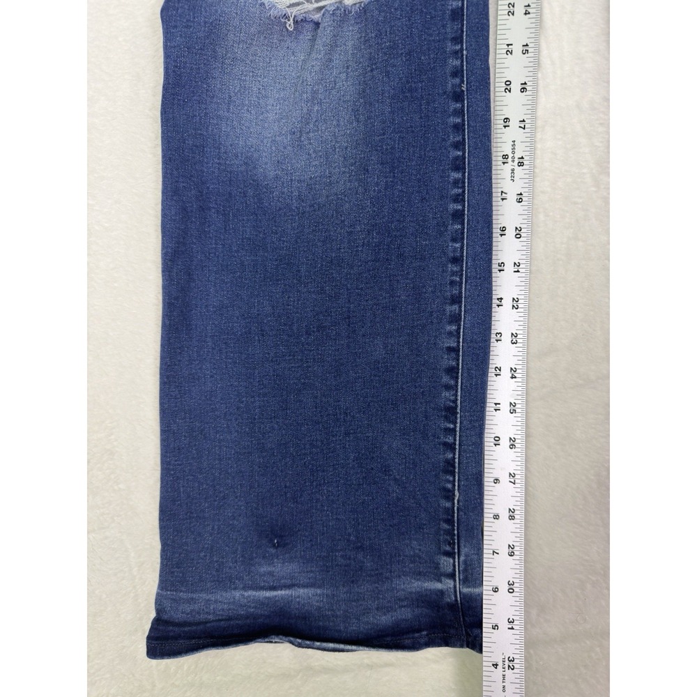 Old Navy Jeans Womens 18 Plus Blue Medium Wash High Rise Bootcut Pull On Stretch - Picture 5 of 9